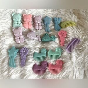 Vintage My Little Pony Brush and Comb Bundle